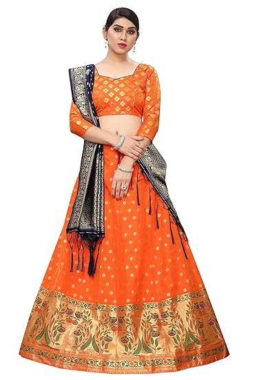 Jacquard lehenga choli with dupatta Clearance