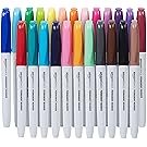 AmazonBasics Permanent Markers - Assorted Colors, 24-Pack