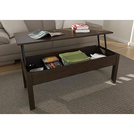 Mainstay Lift Top Coffee Table Brown