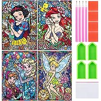 Kit De Diamond Painting Para Niños Y Adultos – Cuadro 5D Con Marco, Lienzo 18x18 Cm, Incluye Diamantes De Resina Y Accesorios, Manualidad Relajante Y Creativa, Regalo De Cumpleaños Y Decoración