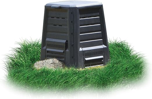 Xclou 343300 - Recipiente para hacer compost (340 L, plástico ...