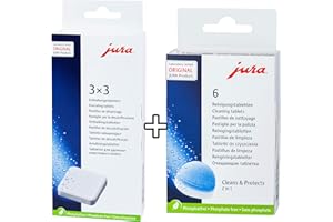 Descaling Tablets and Cleaning Tablets for Jura-Capresso Automatic Coffee and Espresso machines Combi pack