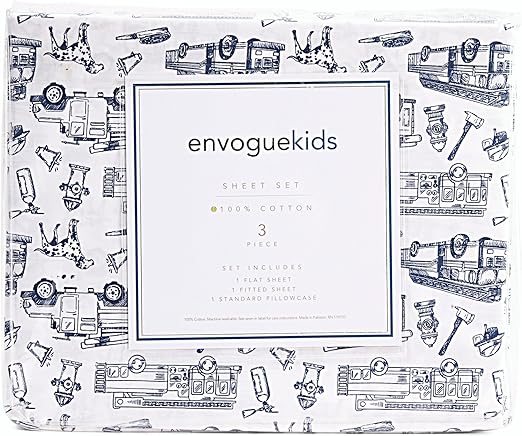 Amazon Com Fire Truck Bedding Toddler Boys Kids Twin Or Full 100