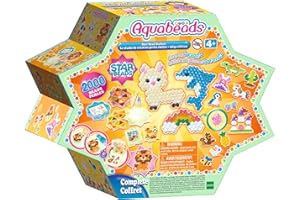 Aquabeads Star Bead Station Complete Arts & Crafts Bead Kit for Children - Over 2,000 Beads, Including Star Beads and Double Sided Bead Pen Tool