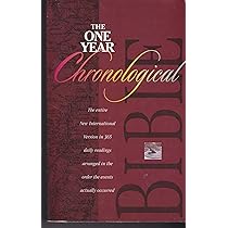 The One Year Chronological Bible [NIV]: Tyndale