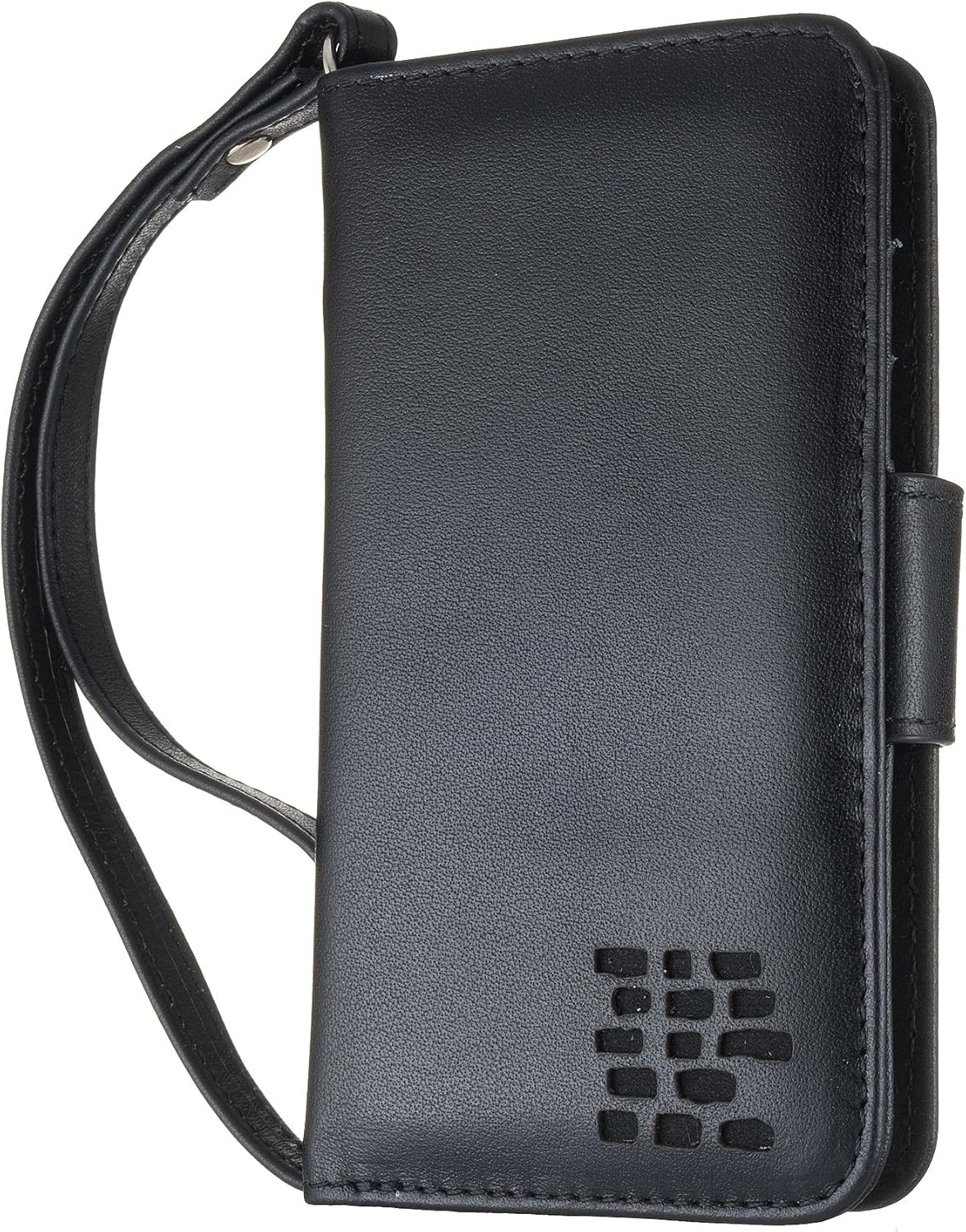 The ONLY iPhone SE Wallet Folio Case with Full Width Bill Pocket. Luxury Nappa Soft Genuine Leather All in One iPhone 5S Case with 2 Pockets, 3 Card Holder Slots. Strap. The Royale in Mars Black