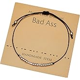 jokcde Morse Code Bracelets for Women - Inspirational Gifts for Beads Bracelets for Women Encouragement Birthday Gifts