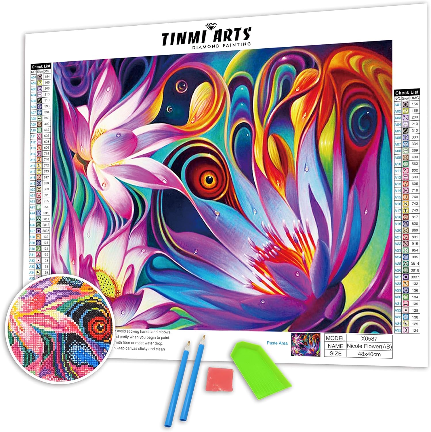 5D Diamond Painting Kits Full Round AB 