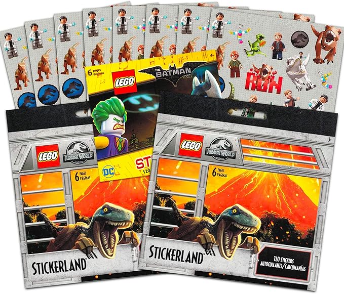 Amazon Co Jp Lego ジュラシックワールド バットマンステッカー パーティー用品セット 18枚のレゴバットマン レゴジュラシックパークパーティー記念シート 350枚以上 おもちゃ Amazon Co Jp Lego ジュラシックワールド バットマンステッカー パーティー用品セット 18枚のレゴバットマン レゴジュラシックパークパーティー記念シート 350枚以上 おもちゃ