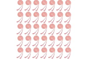 CONAGEL 35 Pieces Graduation Honor Cord Rayon Braided Cords Yard Honor Cord with Tassels Bulk for Bachelor Gown Decoration Graduates Photography（Pink）
