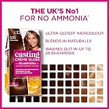 L'Oréal Paris Casting Crème Gloss Brown 400 Semi-Permanent Hair Dye 120ml view 2