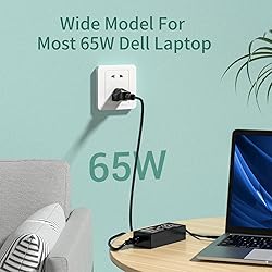 65W AC Adapter Charger Replacement for Dell