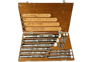 Rahish Tools Adjustable Hand Reamer Tool H4 to H14 Sizes - 15/32" to 1-1/2” Reaming Tool for Precise Hole Finishing with 6 Carbon Steel Blades - Hand Tools Reamers for Metal & Wood - 11.90mm - 38.10mm