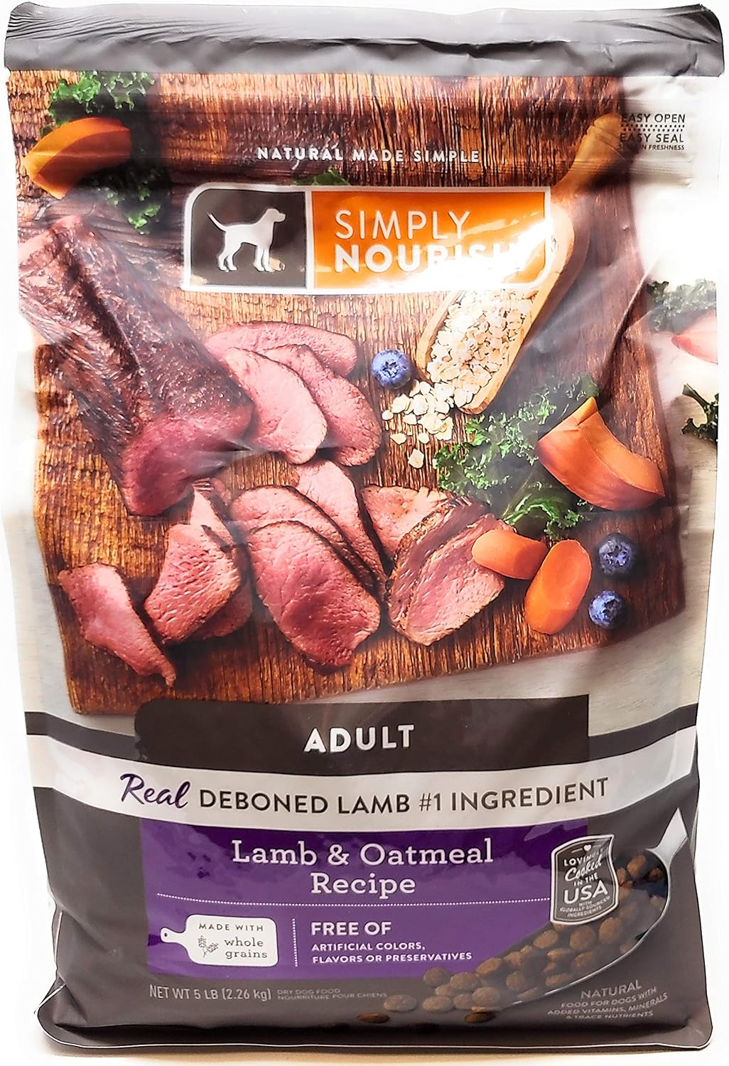 simply nourish lamb and oatmeal 30 lb