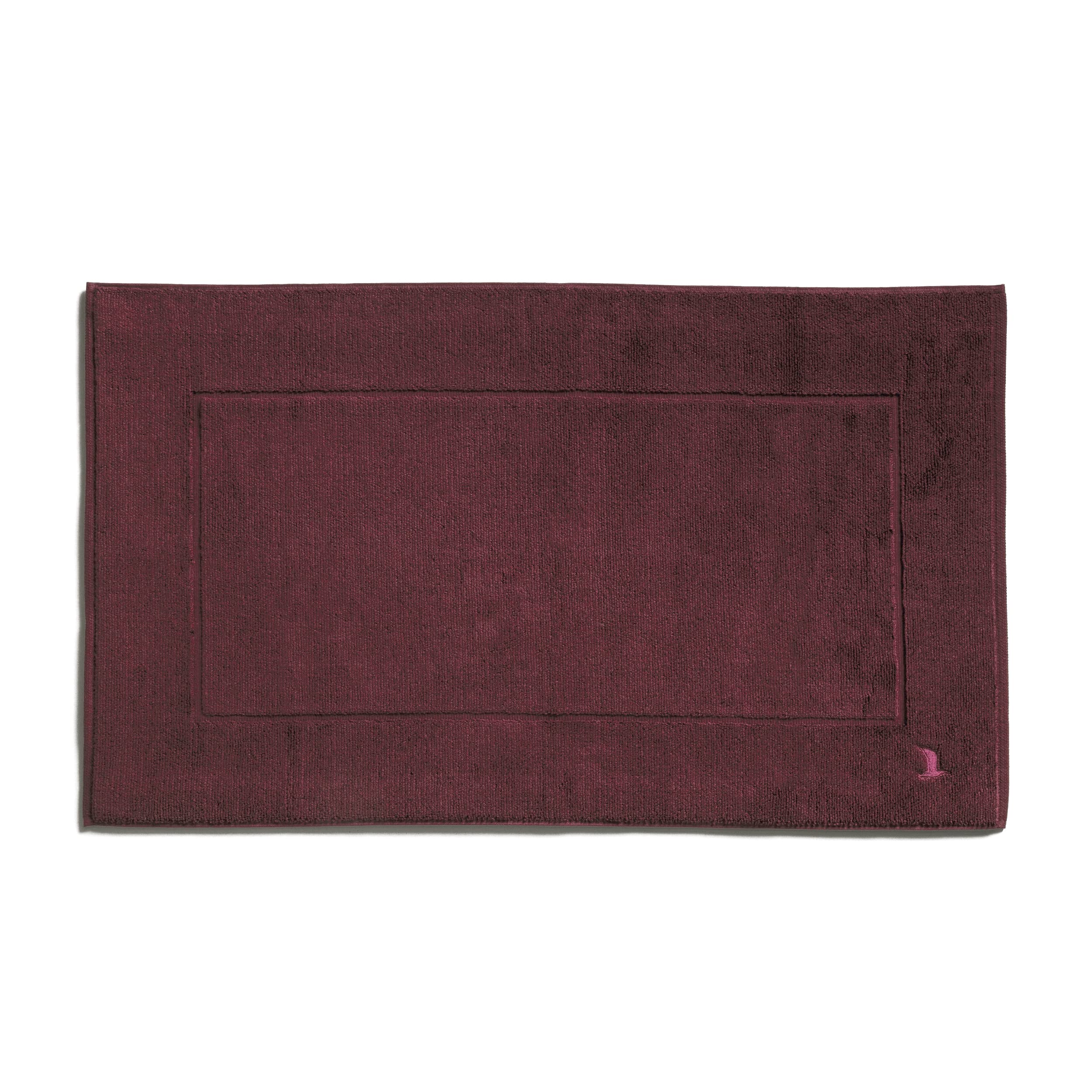 Möve Superwuschel bath mat 60 x 100 cm made of 100% cotton, burgundy