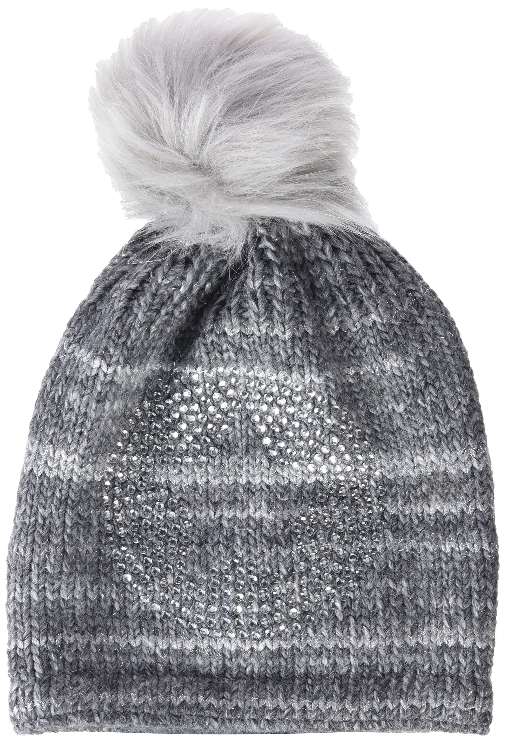 Döll Baby_Girl's Pudelmütze Strick Hat, Grey (Light Gray Melange 8100), 49