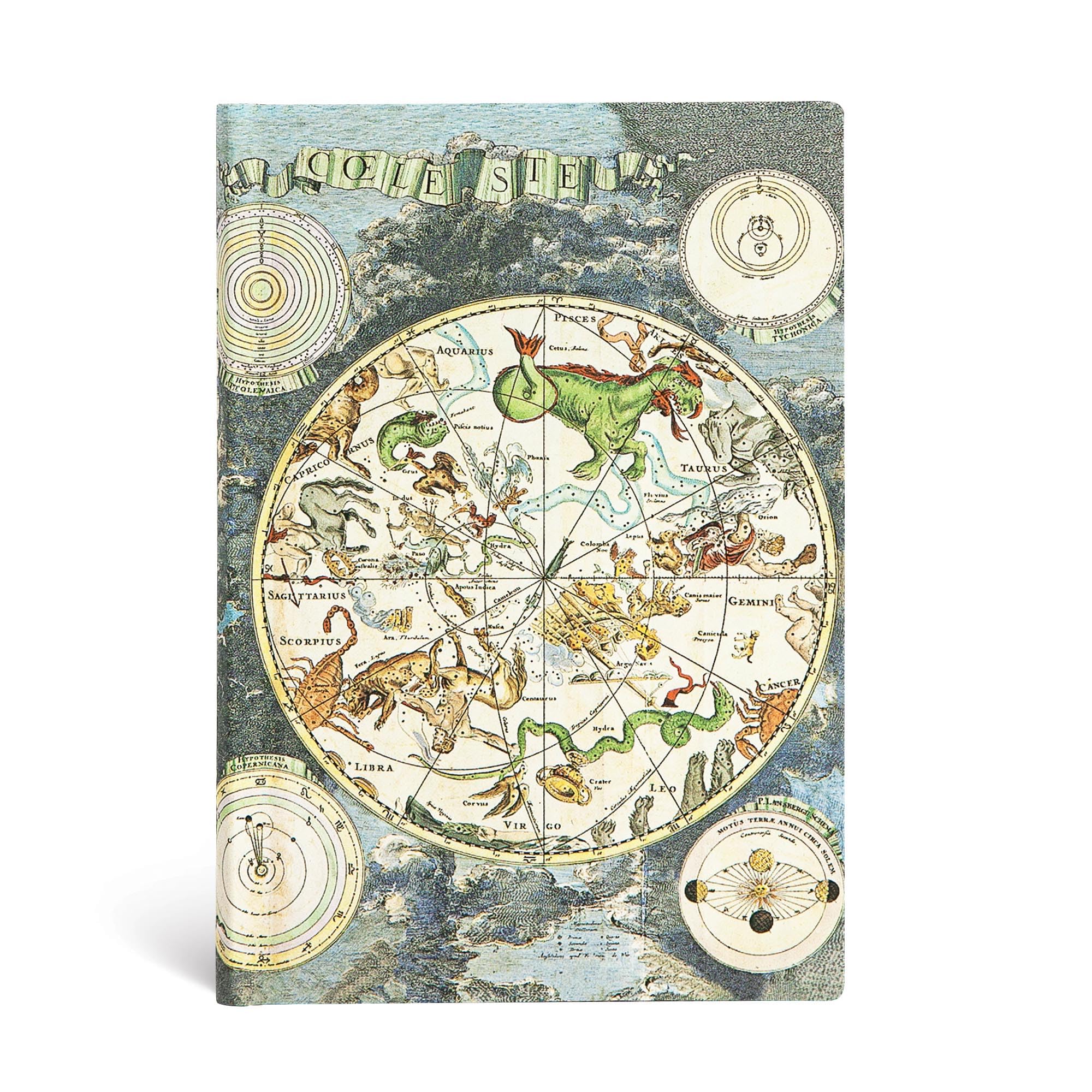 Paperblanks Softcover Flexis Celestial Planisphere | Lined | Mini (95 × 140 mm), FB5618-8