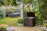 Keter City Outdoor Plastic Storage Box Garden Furniture 57.8x44x54.8cm Brown view 7