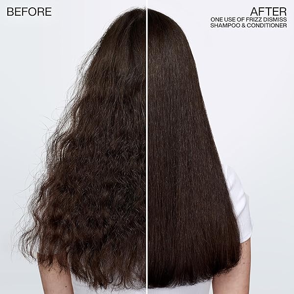 REDKEN FRIZZ DISMISS SHAMPOO | SULFATE FREE SHAMPOO FOR FRIZZY HAIR | GENTLY CLEANSES, SMOOTHS, AND ADDS SHINE | WEIGHTLESS LONG-LASTING FRIZZ CONTROL | HUMIDITY PROTECTION | ANTI FRIZZ
