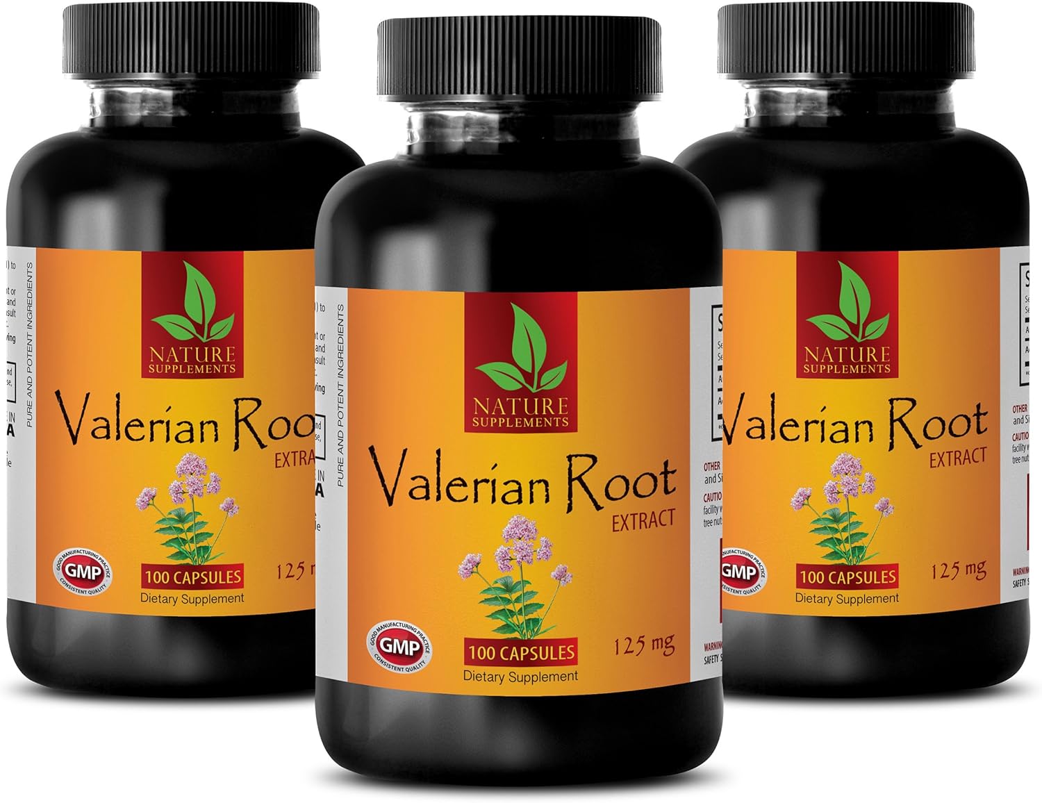 Blood Pressure Herbs Valerian Root Extract 125 MG Dietary Supplement Valerian