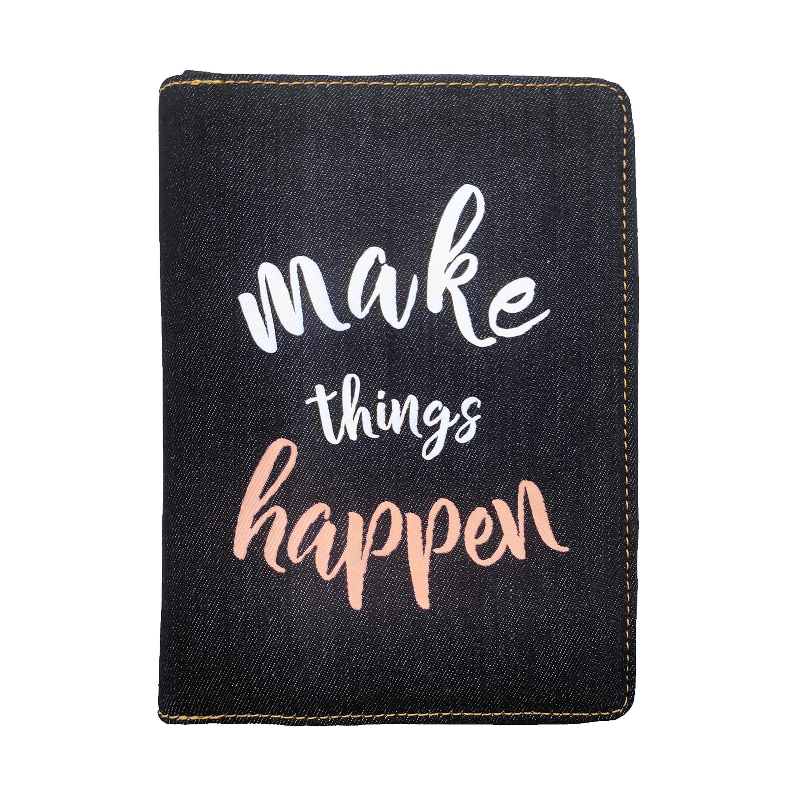 Discagenda Denim Discbound Planner Cover (Zip Closure, Personal/Mini H.Planner Size)