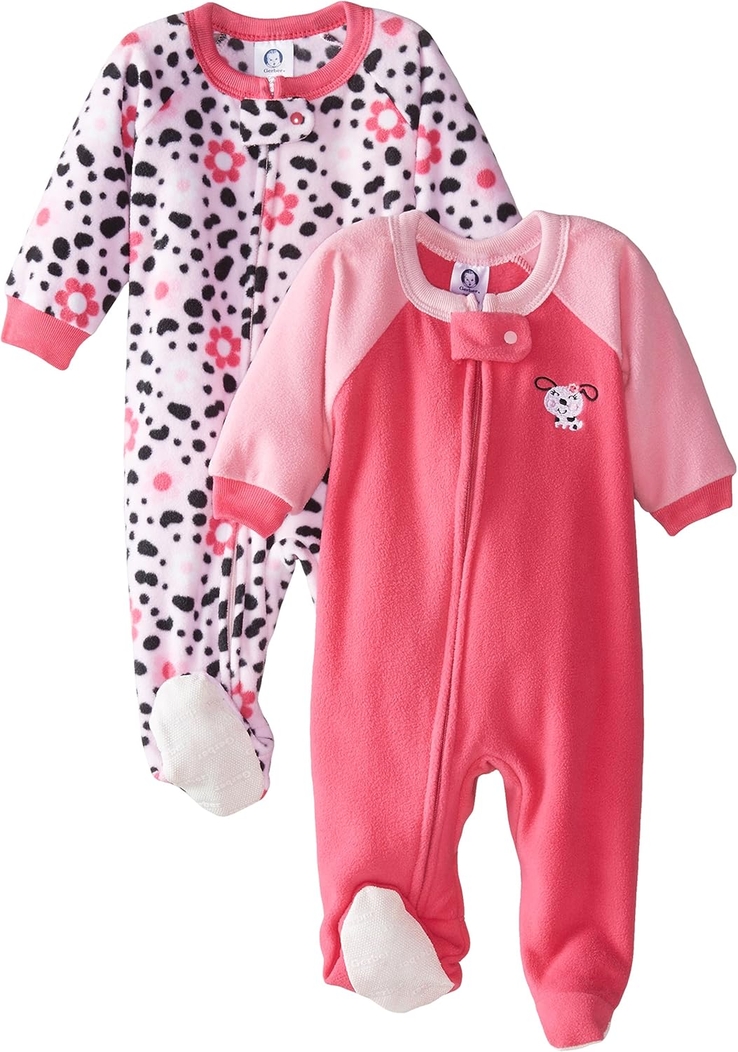 GERBER Baby Girls 2Pack Blanket Sleeper Baby Girls Baby