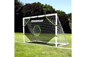 QUICKPLAY Target Net Lite with 5 Target Zones | Practice Shooting and Passing Accuracy | Soccer Goal Frame not Included