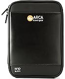 PASSPORT HOLDER & TRAVEL DOCUMENT ORGANIZER with RFID Blocking + 2 Bonuses: Shoulder Strap and E-Book