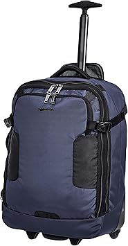 AmazonBasics – Bolsa de viaje con ruedas Mercer, Azul: Amazon ...