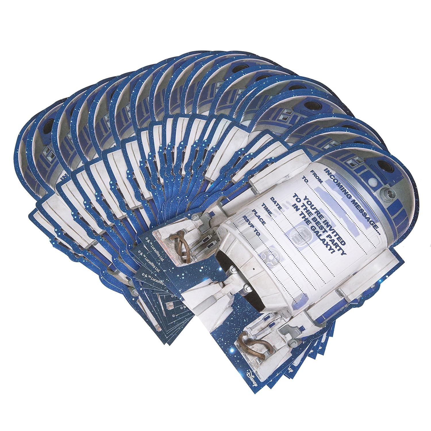 motivo: Star Wars lingua inglese Inviti per festa di ...