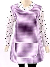 LINEN CLOSET Unisex Tabard Apron with Pockets 65/35 Poly Cotton view 4
