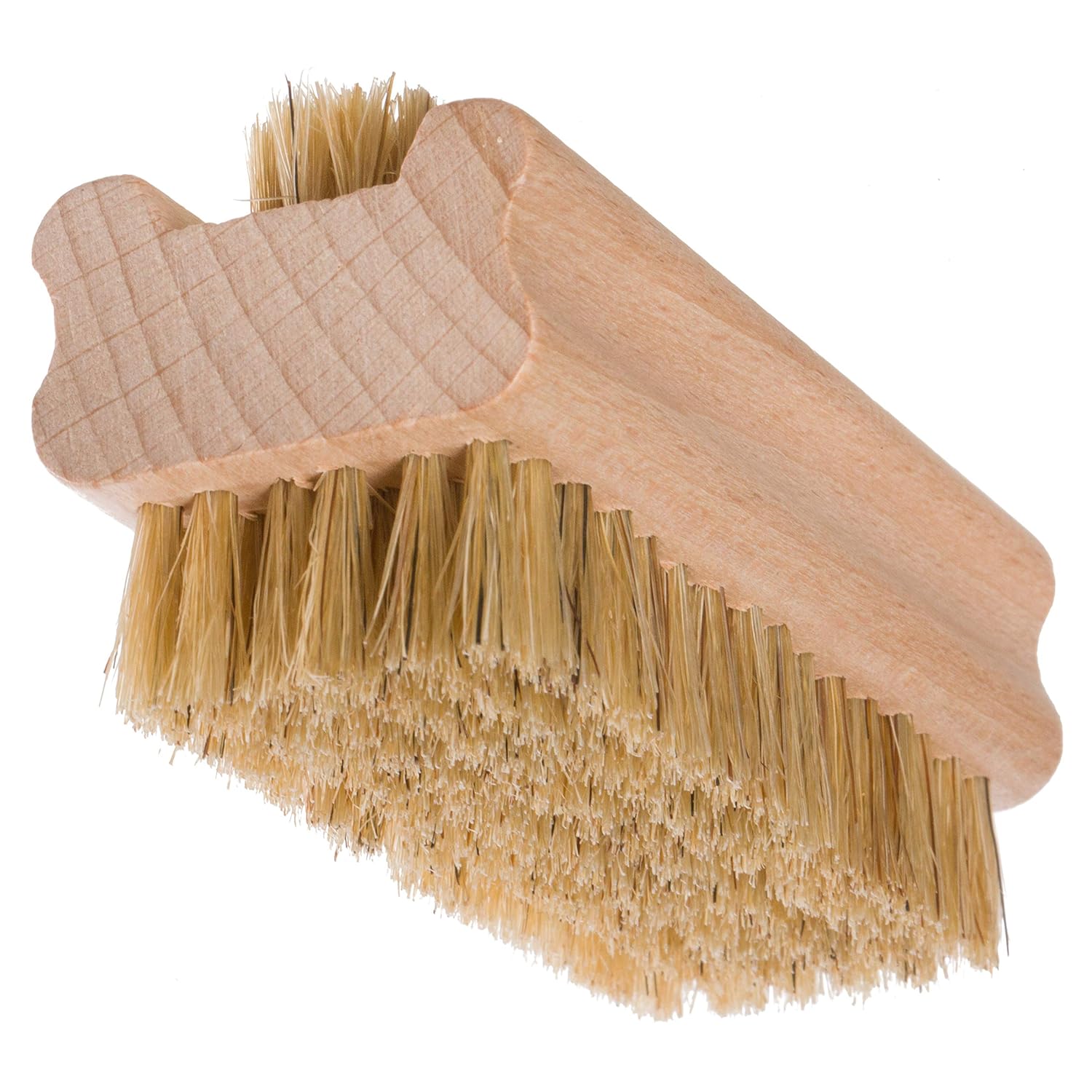Redecker Natural Pig Bristle Nail Brush with Untreated Beechwood Handle, 3-3/4-Inches : Beauty