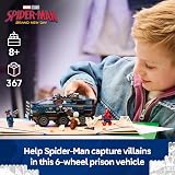 LEGO Marvel Spider-Man Prison Transport Chase 76349 Armoured Car 4 Minifigures view 2