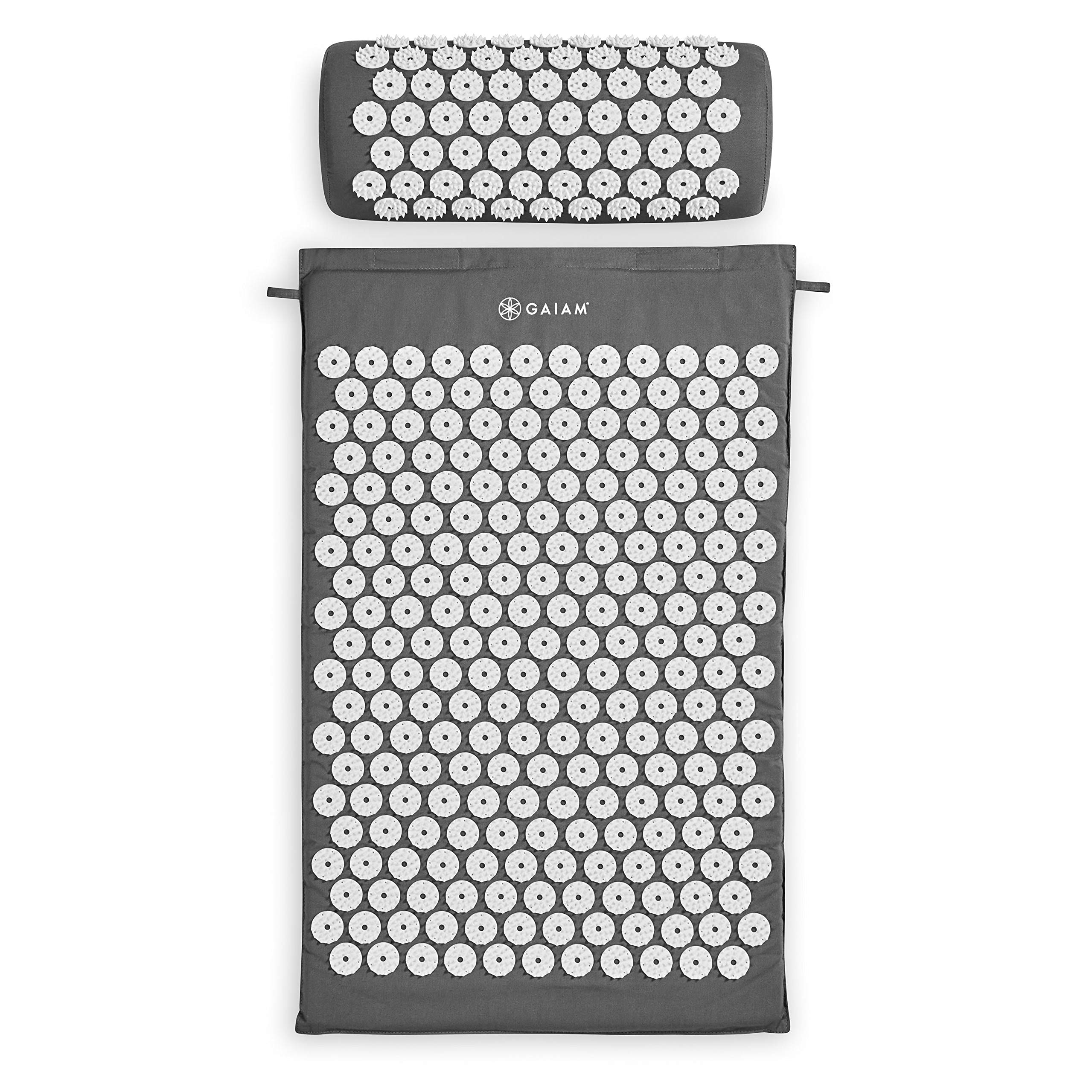 Gaiam Acupressure Mat and Pillow Set, Acupuncture Style Massage Mat