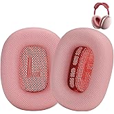 Earrock Ear Cushions Replacement for AirPods Max Headphones,Protein Leather Covered Earpads with Memory Foam and Magnet (Pink)