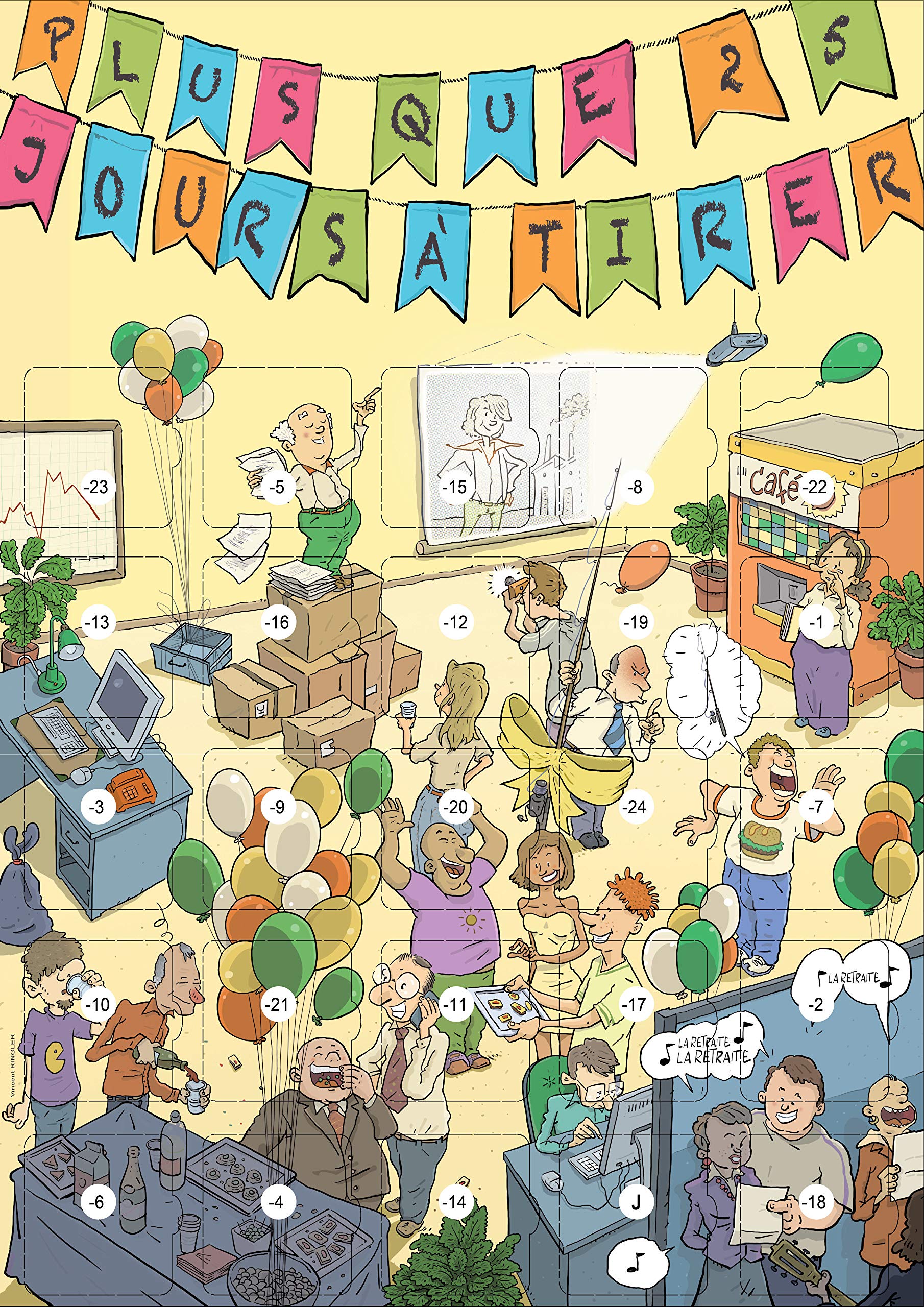 Advent Calendar Countdown Before Retirement Funny