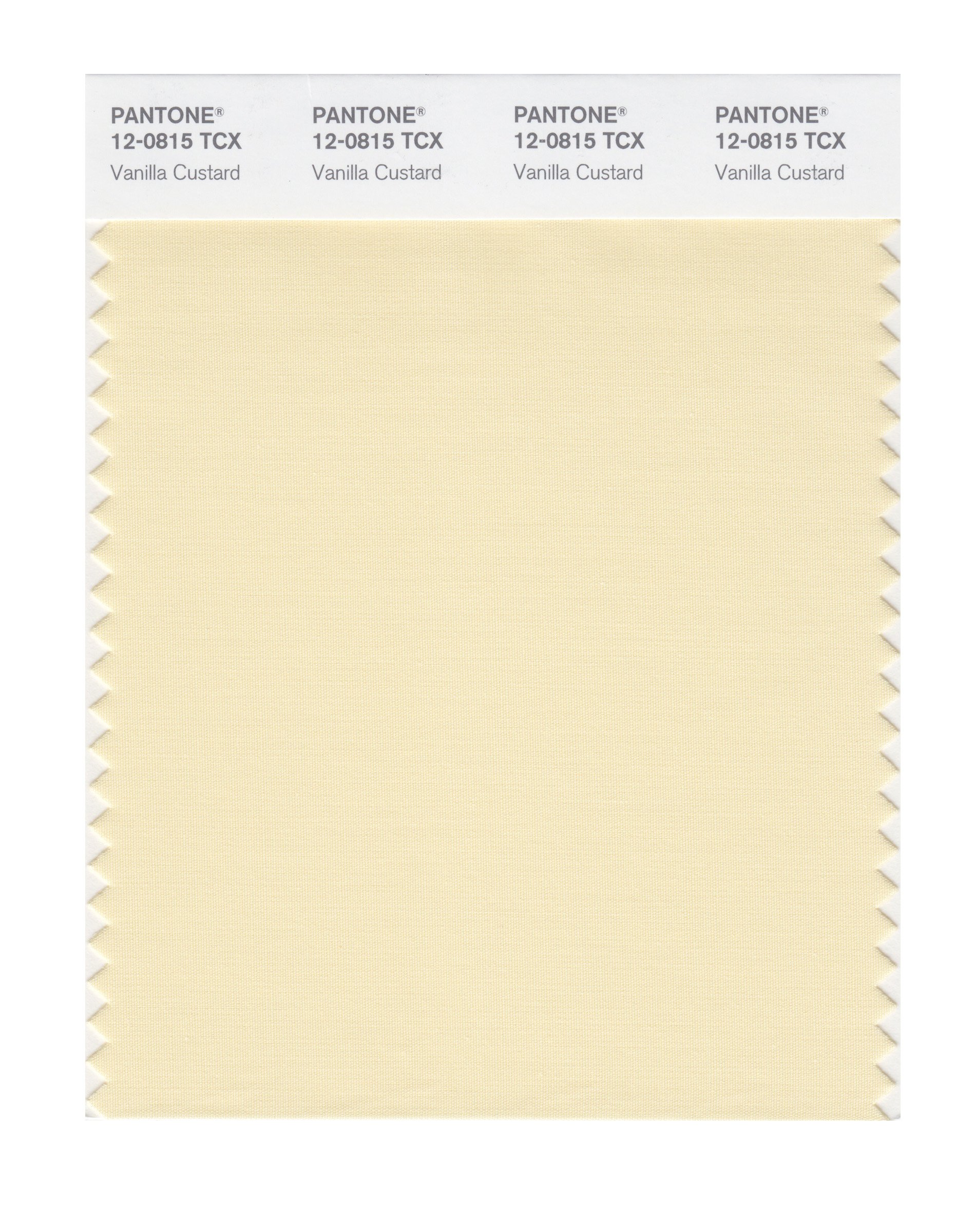 PANTONE Smart 12-0815X Color Swatch Card, Vanilla