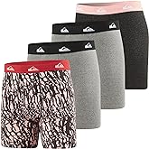 Quiksilver Mens Underwear 4 Pack Boxers for Men Supersoft Brushed Polyester Mens Boxer Briefs