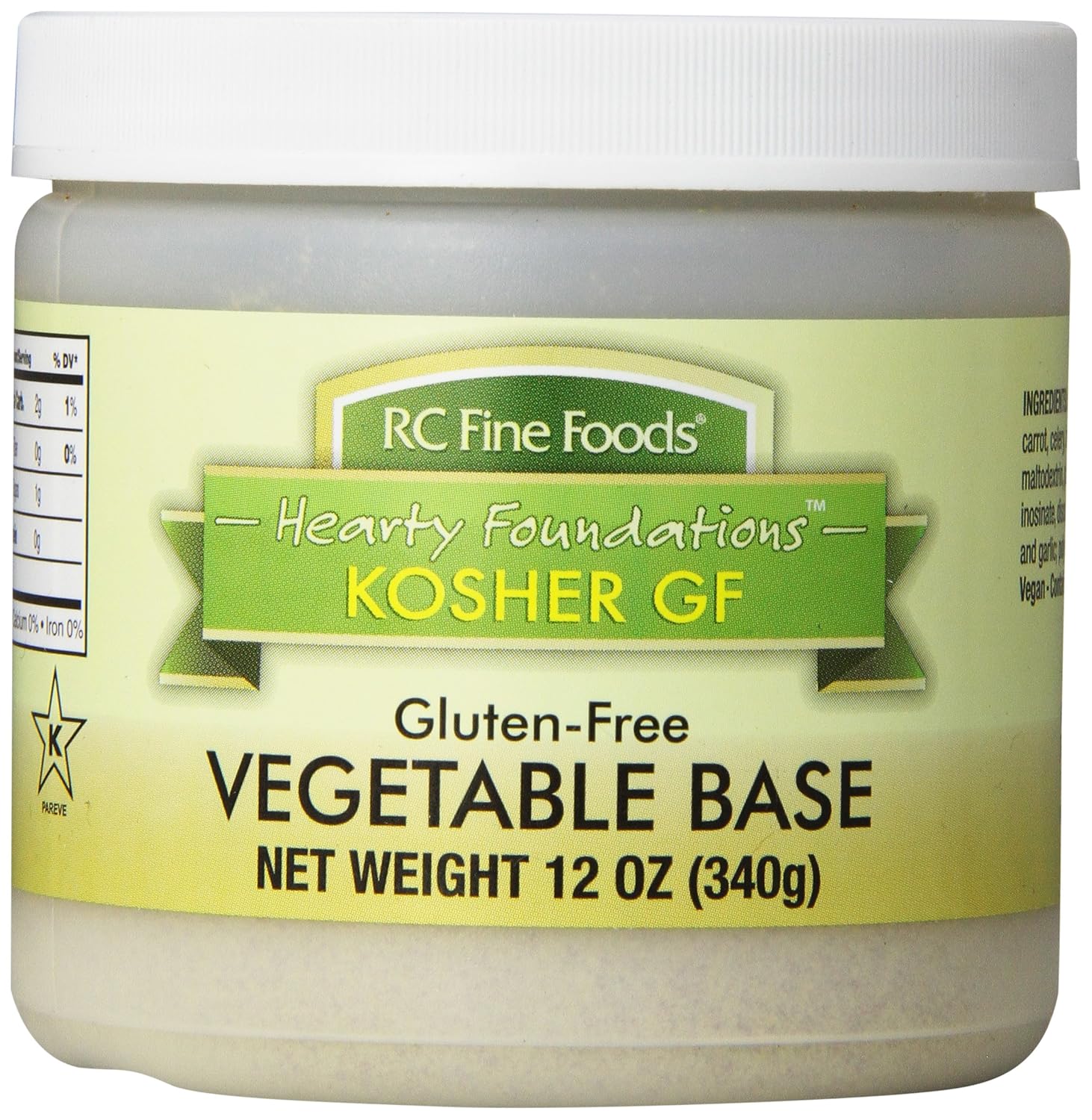 RC Fine Foods Healthy Foundations Kosher Gluten-Free Base, Vegetable, 12 Ounce