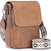 POIUGOYA Small Crossbody Bags for Women Trendy,Leather Triple Compartment Cell Phone Crossbody Wallet Purses with Card Slots | Small, Trendy, Triple Compartment, Cell Phone, with Card Slots, Small