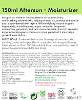 Incognito After Sun Moisturiser 150ml Organic 2 in 1 Soft Skin Insect Bite view 3