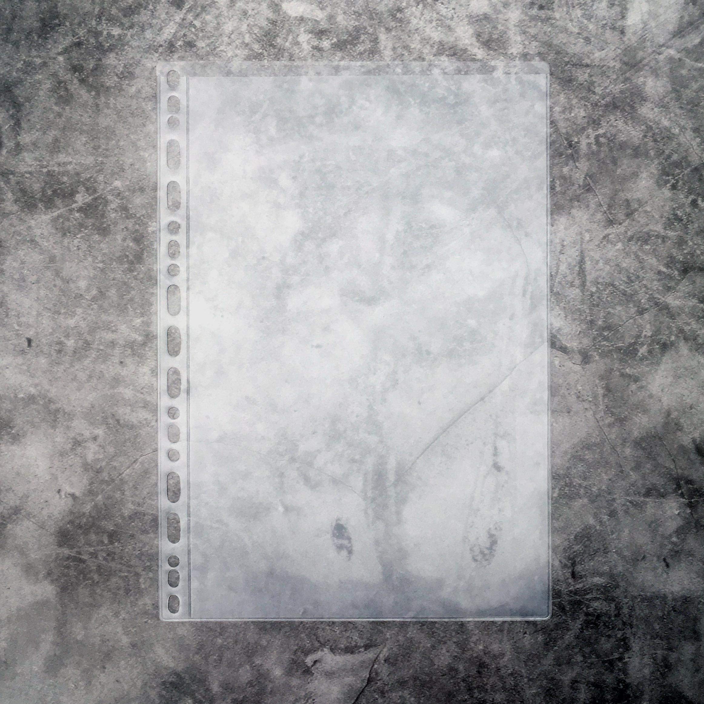 Zelten Refills/Loose Leaves for B5 Cover Ring Binder/Personal Organiser/Planner(B5 9 Holes, Paper Pouch 4 PCS)