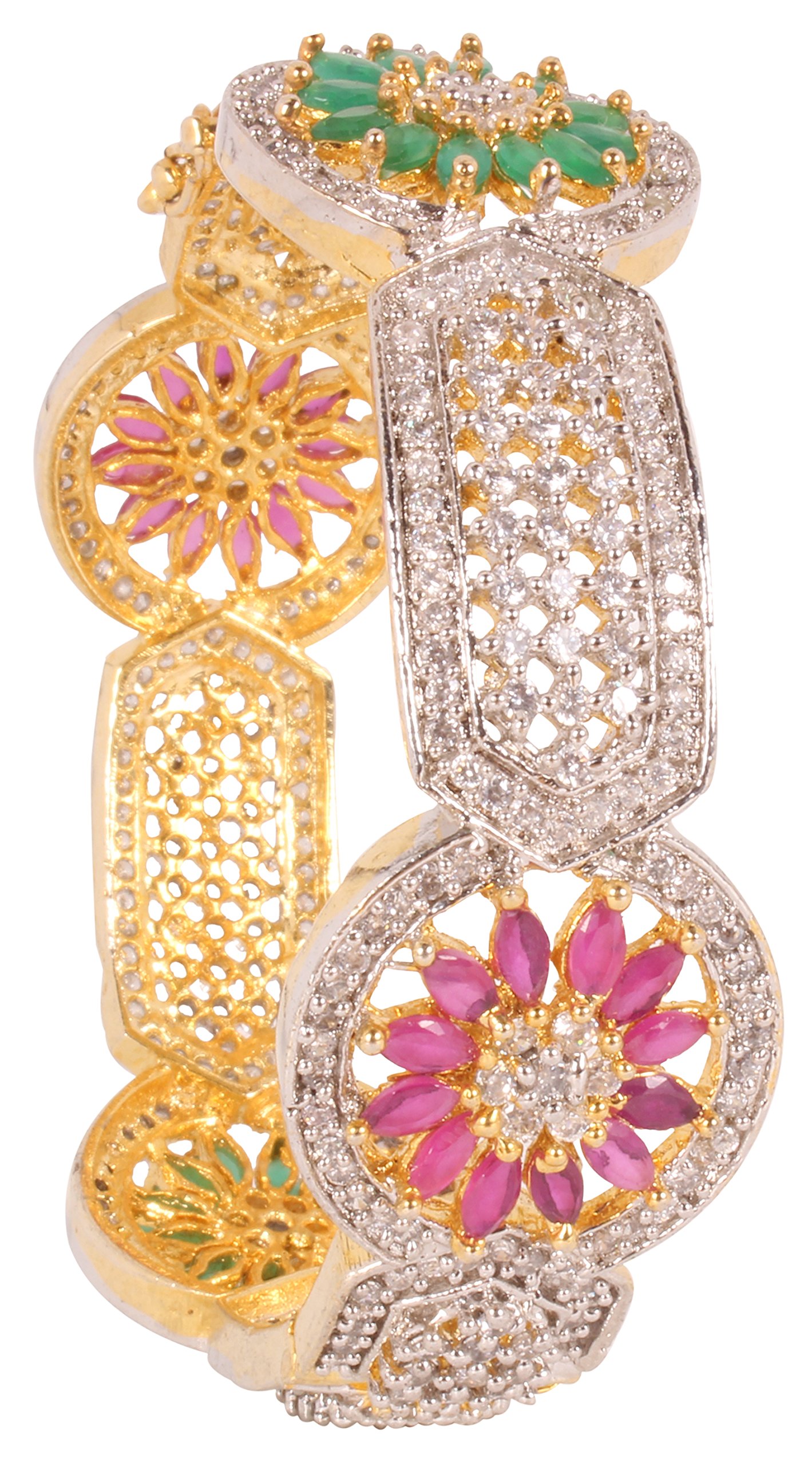 Shiv_Collection Bollywood Fashion Gold Tone Indian Bangles Ethnic Traditional Jewellery