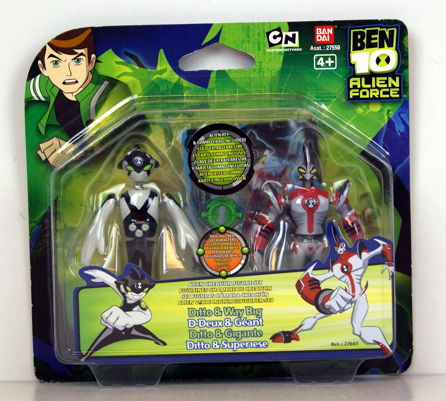 Ben 10 Alien Force Alien Creation Figure Set 2 Figure Pack