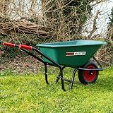 Home Master Heavy Duty Garden Wheelbarrow 90L 150kg Load Pneumatic Wheel view 1