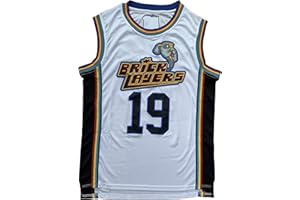 MESOSPERO #19 Brick Layers 1996 MTV Rock N Jock Basketball Jersey White