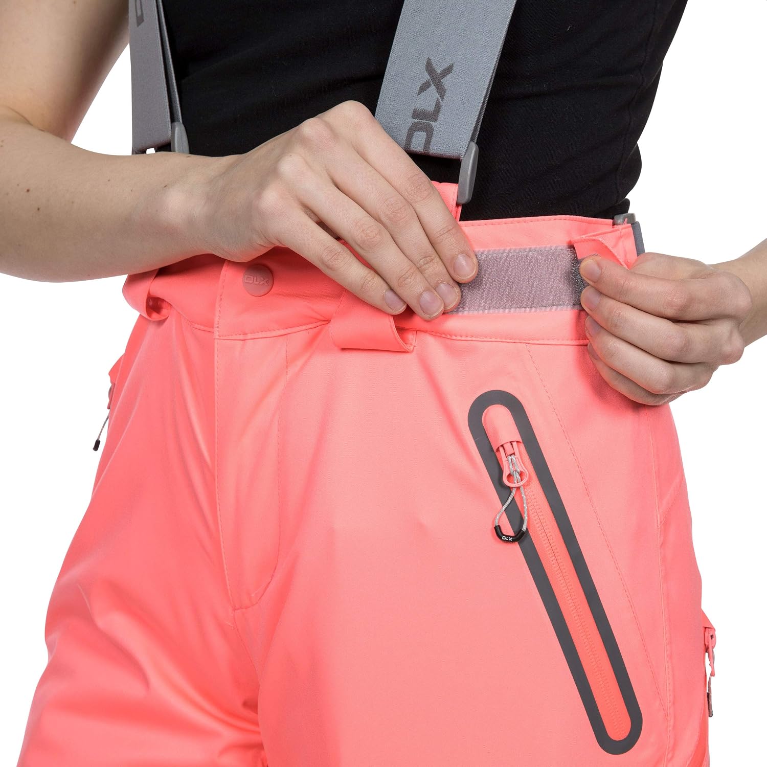 Pantaloni da Sci Impermeabili con Cerniere alla Caviglia e Bretelle  Rimovibili Donna Trespass Marisol lencicol Abbigliamento sportivo specifico  Moda