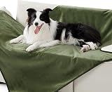 LE SURE Waterproof Fleece Blanket 152x127cm Reversible Plush for Pets