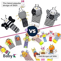 BABY K Baby Rattle Socks & Wrist Toys