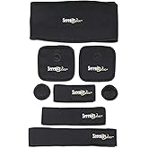 SERENITY2000 Full Body Magnetic Vitality Set for Pain Relief, Reduce Inflammation, Improve Circulation – Eight-Piece Set (Large/XL - waist up to 45")